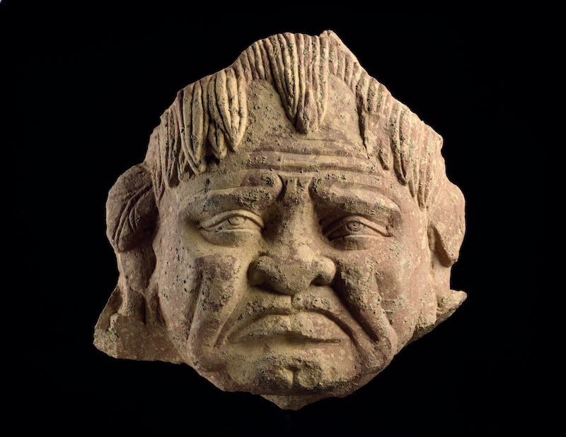 Head of a grimacing yaksha © Ashmolean Museum, University of Oxford