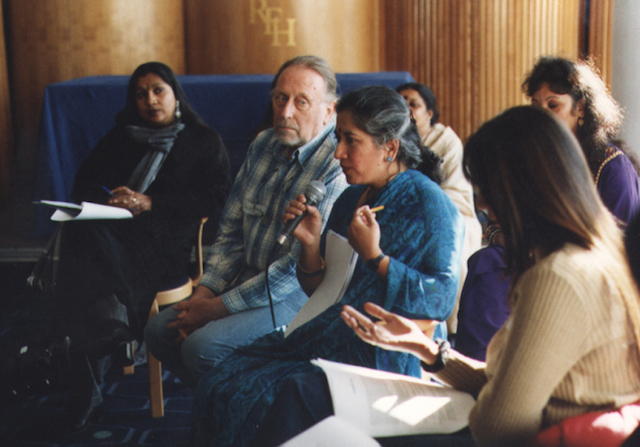 ISTD Research in Progress: Mantrana Conference, 1996. Left to Right: Piali Ray, David Henshaw, Pushkala Gopal