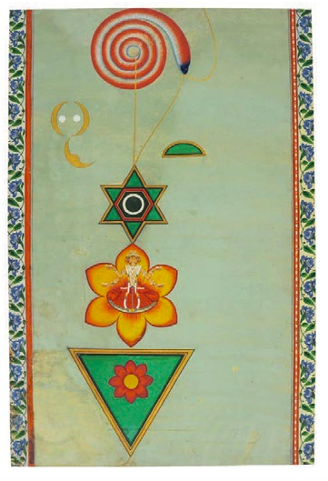 Panel from 19th century scroll, Rajasthan