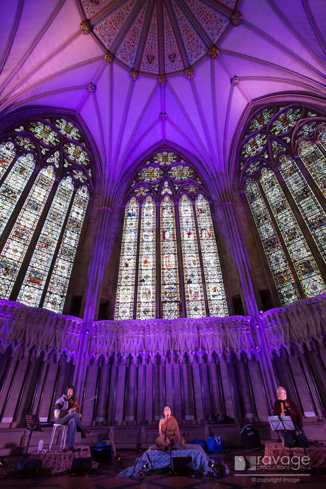 Manasamitra and Supriya Nagarajan in York Minster