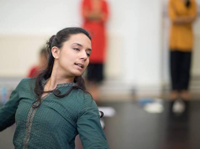 Meera Patel in rehearsal | Photo credit: Simon Richardson Meera Patel in rehearsal | Photo credit: Simon Richardson
