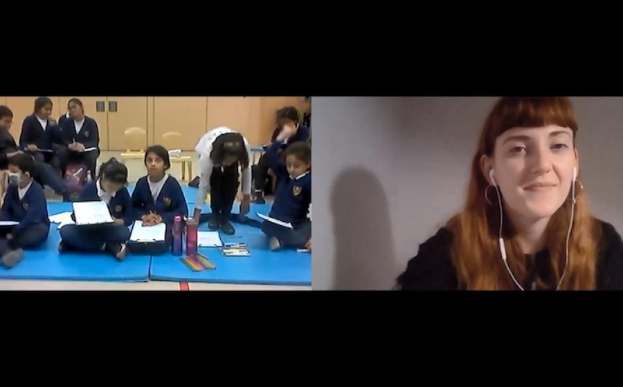 Oral history session with Krishna Avanti Primary School Oral history session with Krishna Avanti Primary School