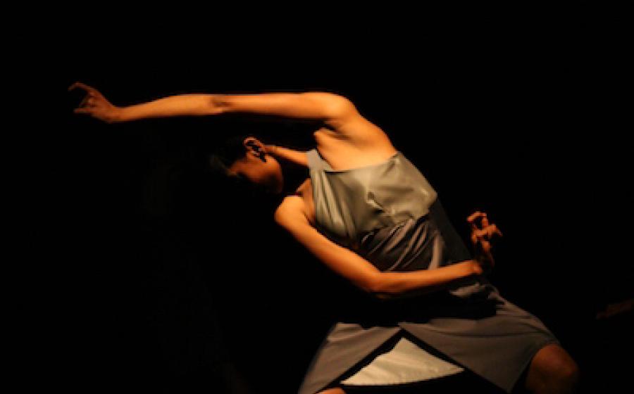 Hema Sundari Vellaluru in Cypher (2008). Choreographed by Mayuri Boonham and Subathra Subramaniam. Performed by Angika Dance Company. Photographed by Nigel Boonham.  Hema Sundari Vellaluru in Cypher (2008). Choreographed by Mayuri Boonham and Subathra Subramaniam. Performed by Angika Dance Company. Photographed by Nigel Boonham.