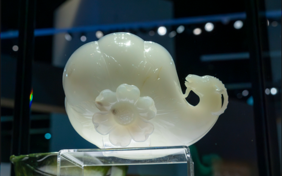 Wine Cup made for Shah Jahan, Mughal Court workshops, 1657, nephrite jade, Victoria and Albert, London