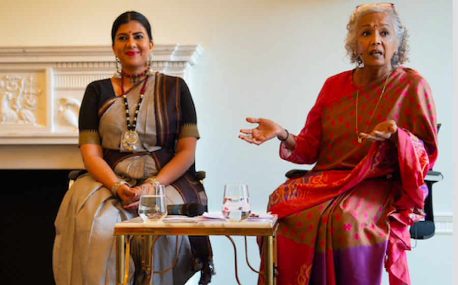 Swarnamalya and Chitra Sundaram | Credit: Simon Richardson