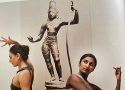 Mayuri Boonham and Suba Subramaniam of Angika  Cr Simon Richardson Mayuri Boonham and Suba Subramaniam of Angika  Cr Simon Richardson